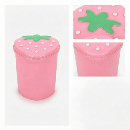 Mini poubelle de bureau originale design fraise