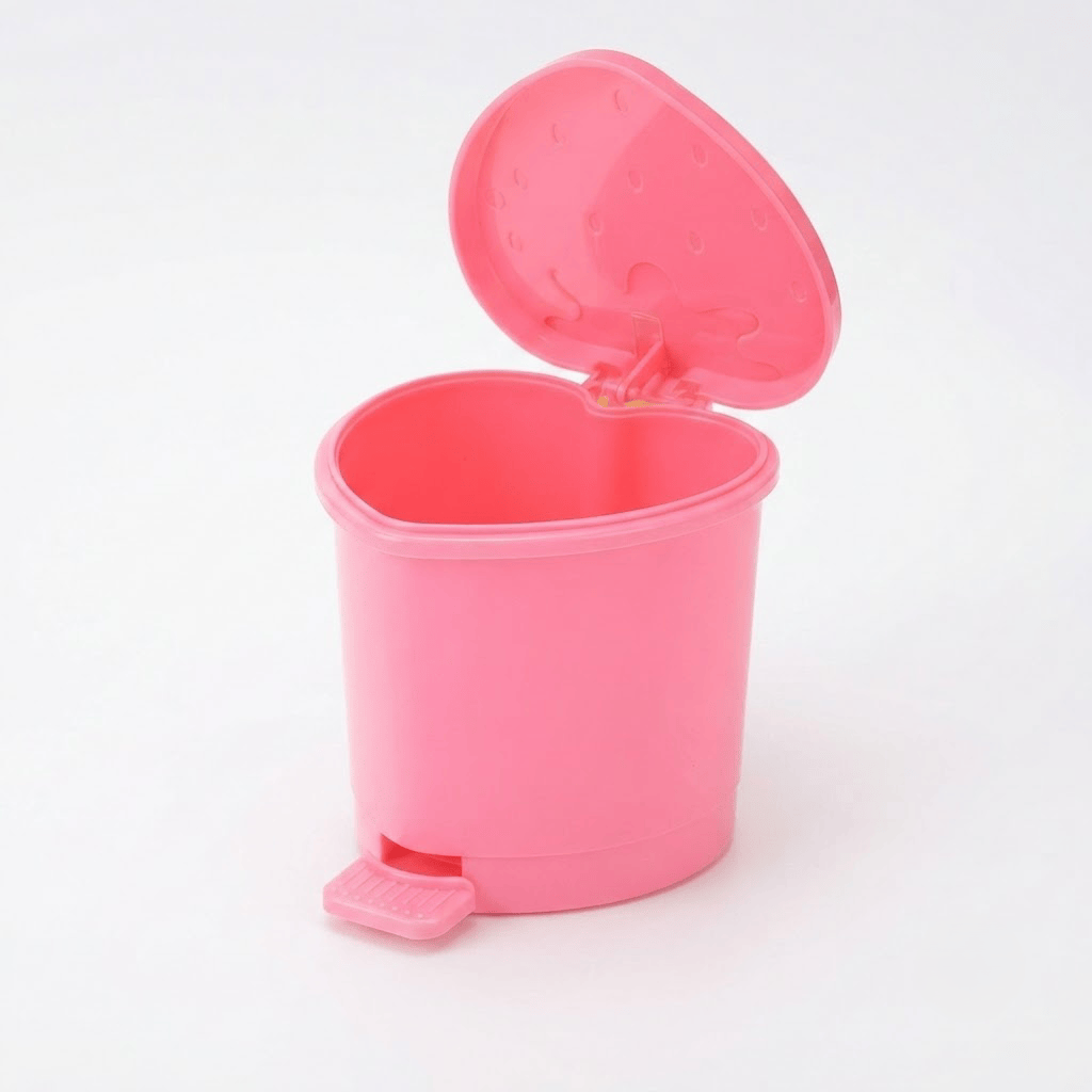 Mini poubelle de bureau originale design fraise