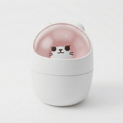 Petite poubelle de bureau Kawaii – Rangement design pour votre espace