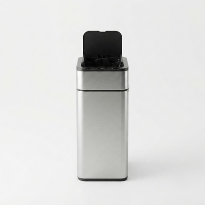 Poubelle automatique 50L en acier inoxydable – Design et intelligente