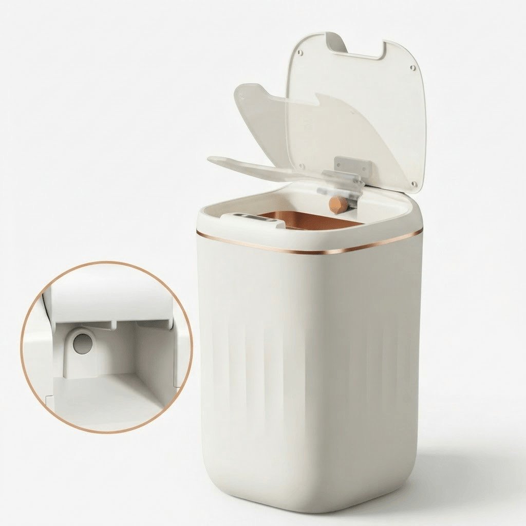 Poubelle automatique intelligente 20L – Design Roman et Fermeture Étanche
