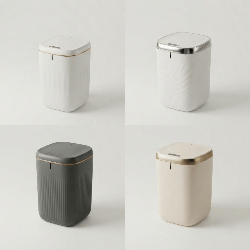 Poubelle automatique intelligente 20L – Design Roman et Fermeture Étanche