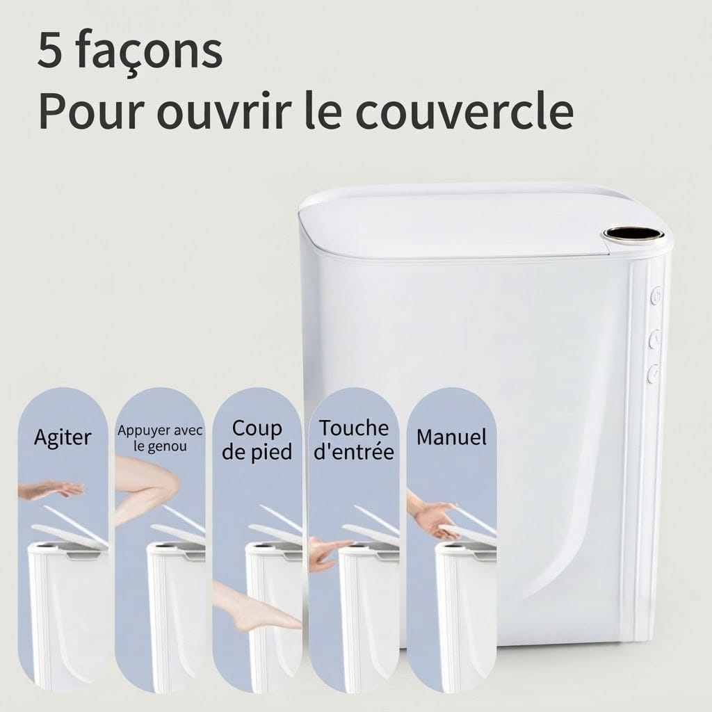 Poubelle Automatique Intelligente avec Affichage Numérique