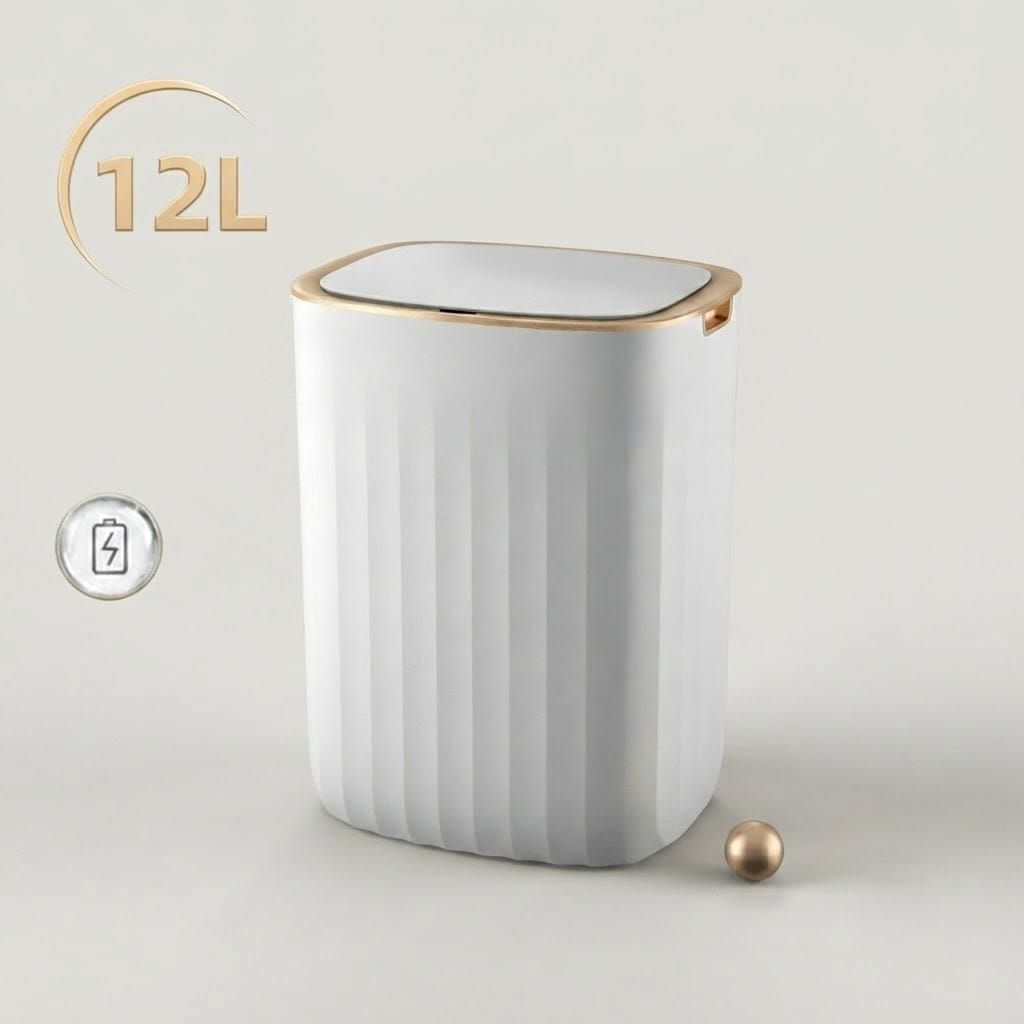 Poubelle coulissante sous évier double compartiment – Tri sélectif gain de place