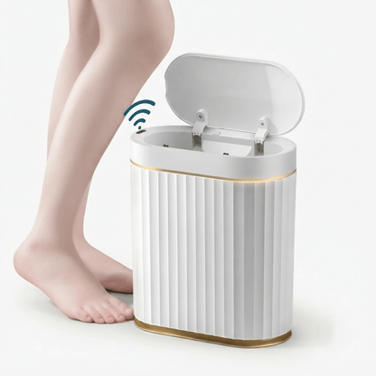 Poubelle coulissante sous évier double compartiment – Tri sélectif gain de place