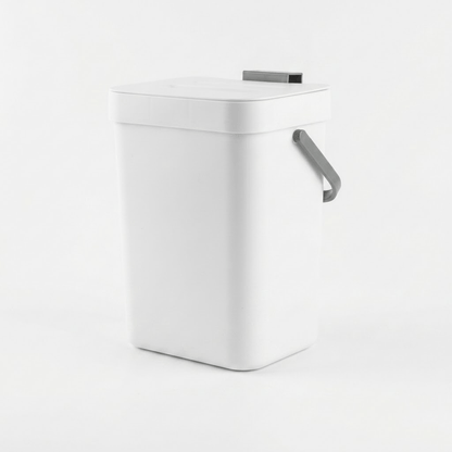 Poubelle coulissante tri sélectif 2 bacs pour meuble de cuisine