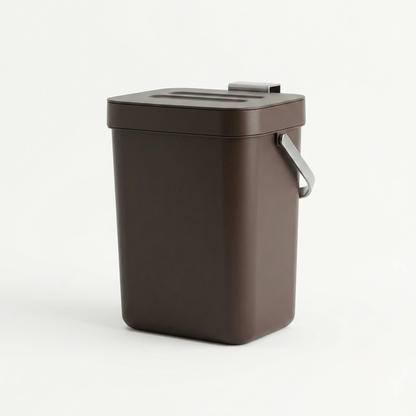 Poubelle coulissante tri sélectif 2 bacs pour meuble de cuisine