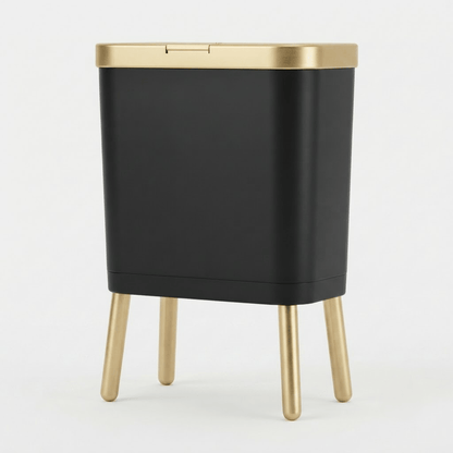 Poubelle Cuisine Design 15L - Étroite, Haut sur Pieds et Pratique