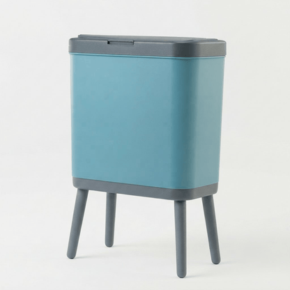 Poubelle Cuisine Design 15L - Étroite, Haut sur Pieds et Pratique
