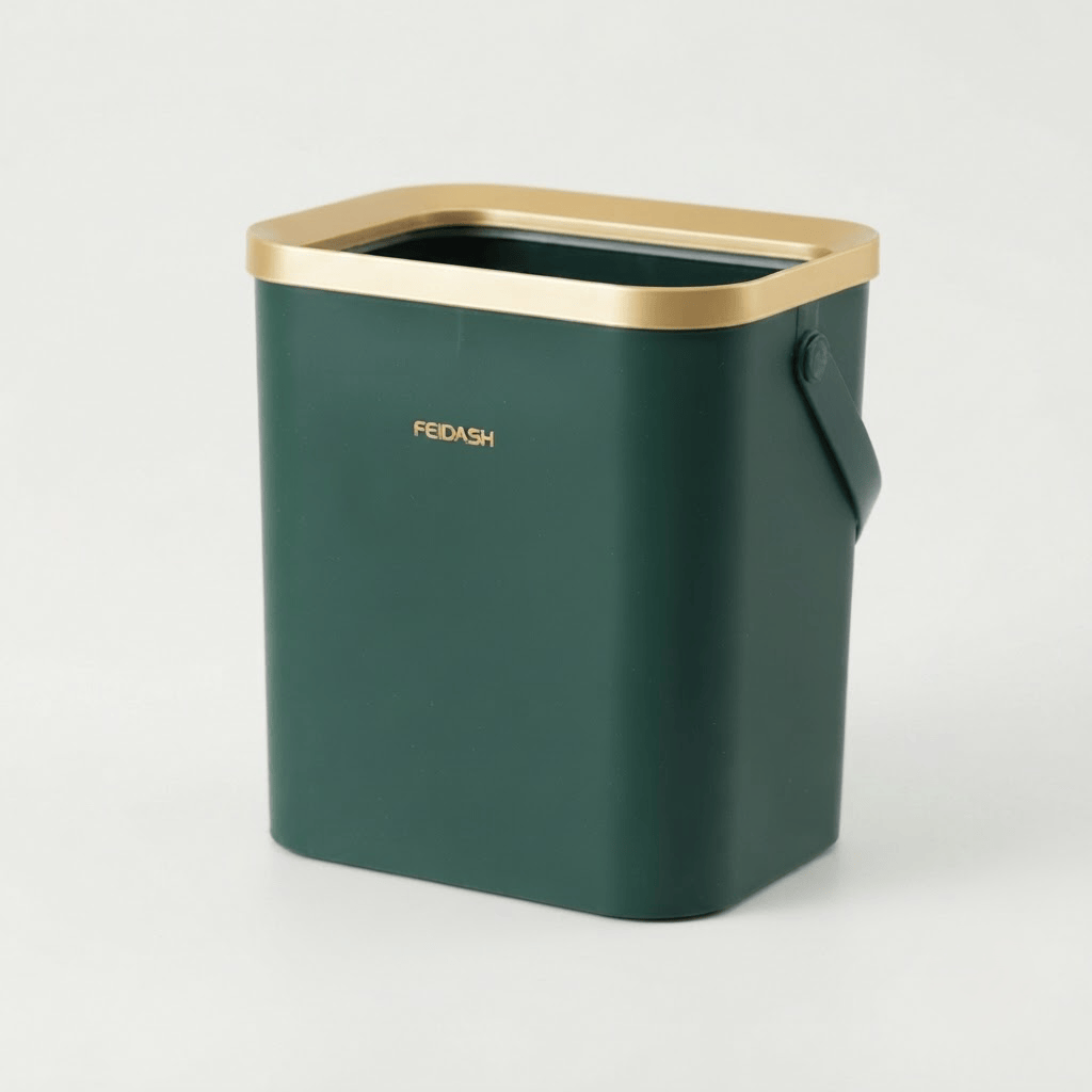 Poubelle Cuisine Design 15L - Étroite, Haut sur Pieds et Pratique