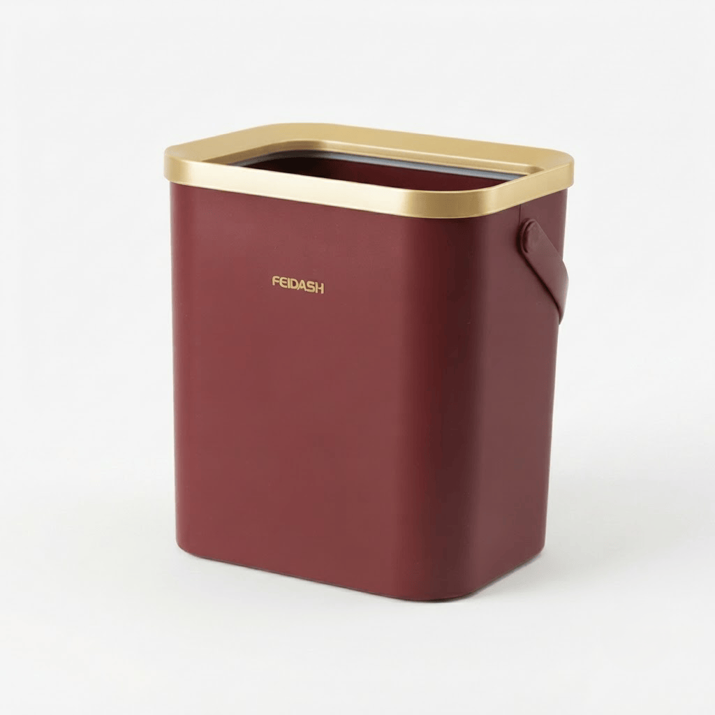 Poubelle Cuisine Design 15L - Étroite, Haut sur Pieds et Pratique
