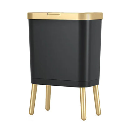 Poubelle Cuisine Design 15L - Étroite, Haut sur Pieds et Pratique