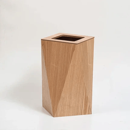 Poubelle Cuisine Design en Bois – Style Nordique Rectangulaire