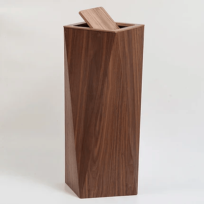Poubelle Cuisine Design en Bois – Style Nordique Rectangulaire