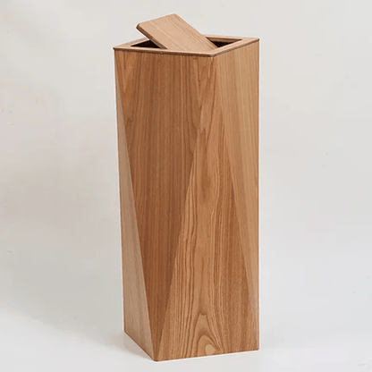 Poubelle Cuisine Design en Bois – Style Nordique Rectangulaire