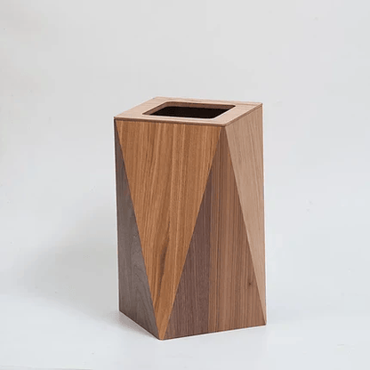 Poubelle Cuisine Design en Bois – Style Nordique Rectangulaire