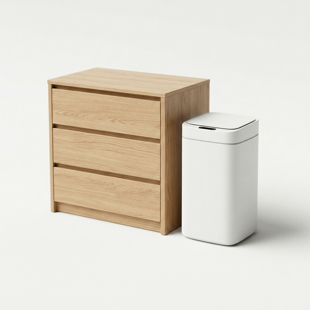 Poubelle de Cuisine Automatique 12L – Design Épuré et Hygiénique