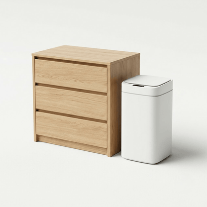 Poubelle de Cuisine Automatique 12L – Design Épuré et Hygiénique