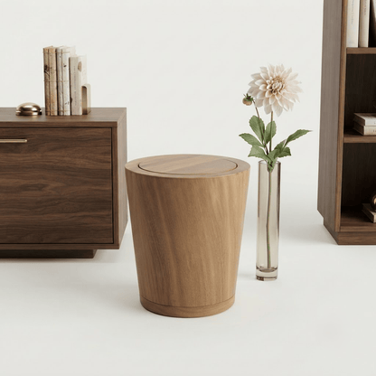 Poubelle de Salle de Bain Bois - 9L Design & Nature