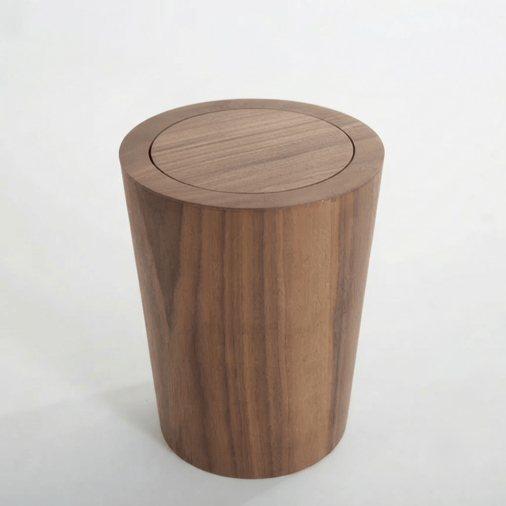 Poubelle de Salle de Bain Bois - 9L Design & Nature