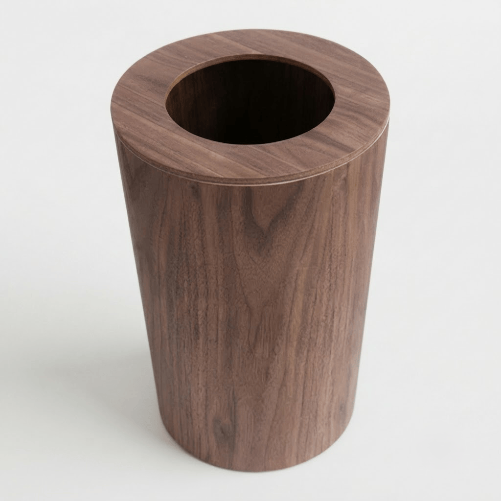 Poubelle de Salle de Bain Bois - 9L Design & Nature