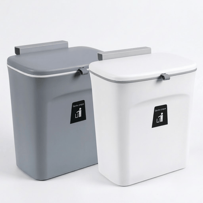 Poubelle sous évier 9L coulissante et murale – Gain de place cuisine
