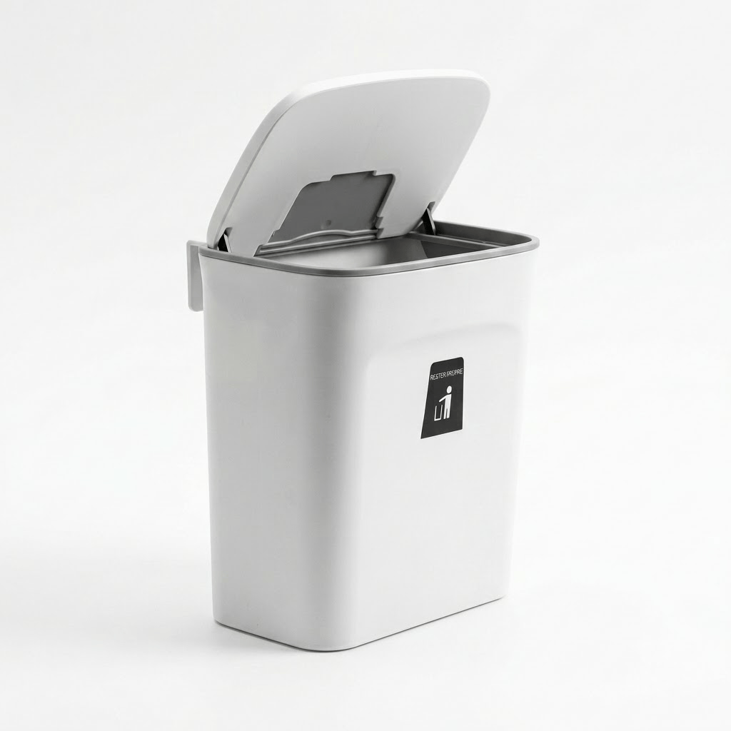 Poubelle sous évier 9L coulissante et murale – Gain de place cuisine